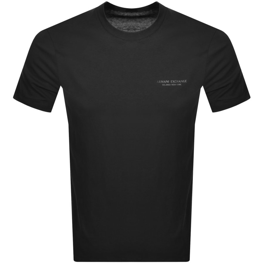 Armani Exchange Small Logo T Shirt Black | Mainline Menswear us